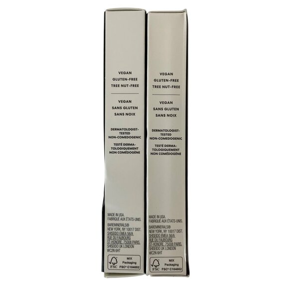 BareMinerals Original Liquid Mineral Concealer Lot of 2 Tan 4W 2250 6ml Tubes - Picture 3 of 6